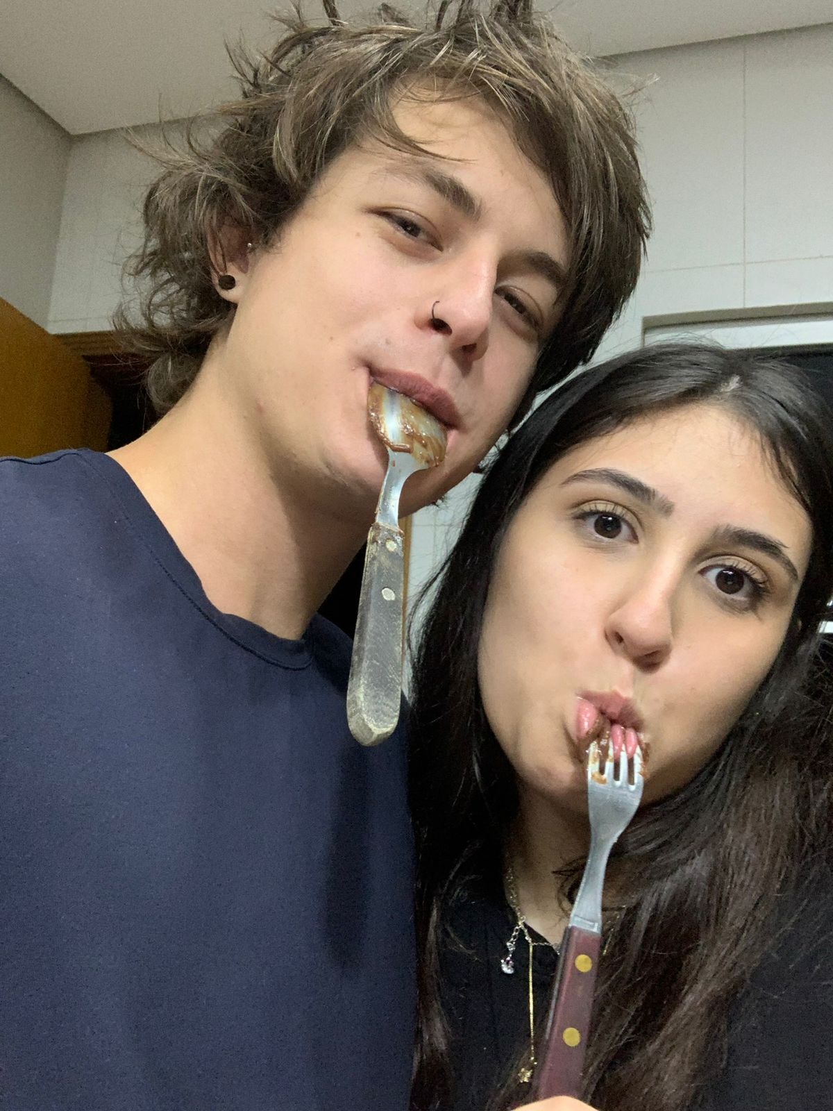 Nós dois sorrindo